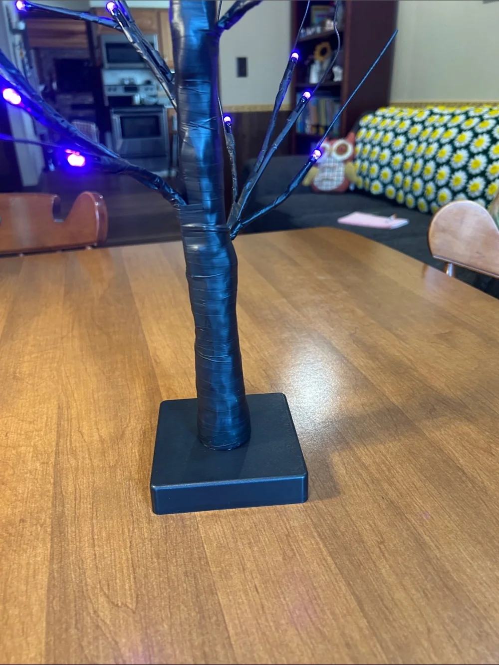 Black LED Branch Tree - Home Holiday Decorative Accent